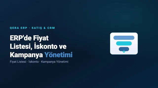 ERP'de Fiyat Listesi, İskonto ve Kampanya Yönetimi (kapak görseli)