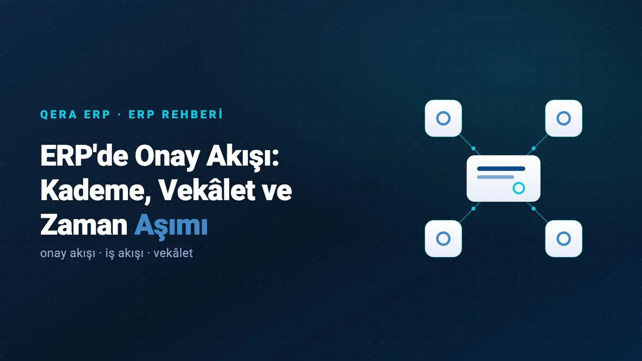 ERP'de Onay Akışı: Kademe, Vekâlet ve Zaman Aşımı kapak görseli
