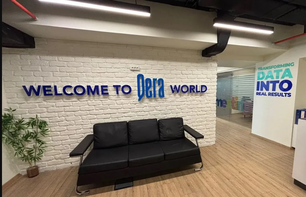 Qera office reception — Welcome to Qera World