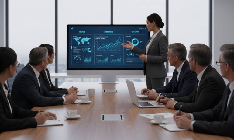 Enflasyon muhasebesi uyumlu bulut ERP sistemi finansal raporlama görseli